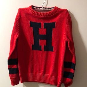 NWOT Tommy Hilfiger boys letterman sweater